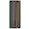 Beistle Club Pack of 72 Green, Yellow, Purple and Pink Glow In The Dark Party Beads 33"
